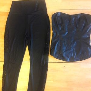 High waisted leggings with altar